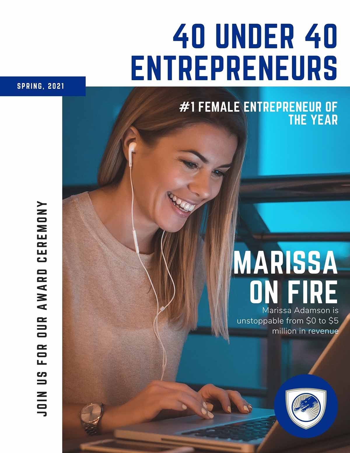 Canva Entrepreneur Engagement Example Flyer